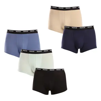 5PACK pánské boxerky HUGO vícebarevné (50479944 981) trenky / trenýrky