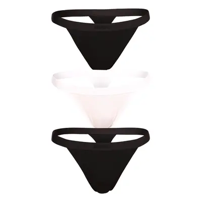 3PACK dámská tanga HUGO vícebarevná (50496893 121)