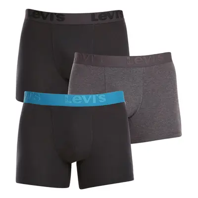 3PACK pánské boxerky Levis vícebarevné (905045001 023) trenky / trenýrky