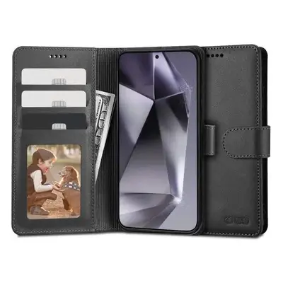 Knížkový obal na Samsung Galaxy S24 ULTRA Tech-Protect Wallet Černý