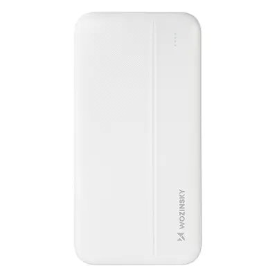 Wozinsky WPBWE1 powerbanka 2 x USB 10000mAh 5V/2A White