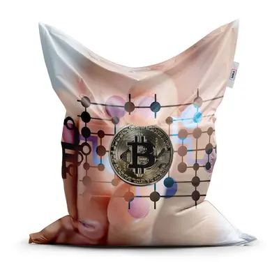 Sablio Sedací vak Classic Bitcoin - 150x100 cm