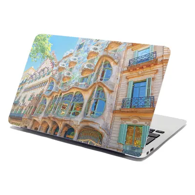 Sablio Samolepka na notebook Barcelona Gaudi Casa Batllo 2 - 38x26 cm