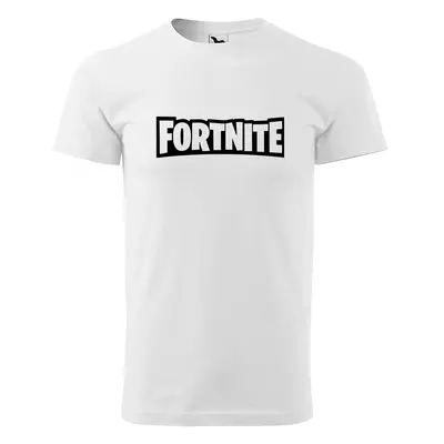 Sablio Tričko s potiskem Fortnite - bílé 5XL