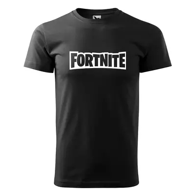 Sablio Tričko s potiskem Fortnite - černé L