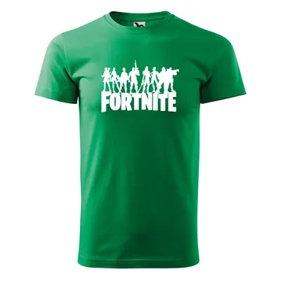 Sablio Tričko s potiskem Fortnite Team 2 - zelené S