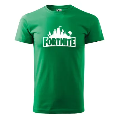 Sablio Tričko s potiskem Fortnite Pevnost - zelené M