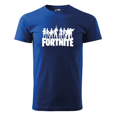 Sablio Tričko s potiskem Fortnite Team 2 - modré 4XL