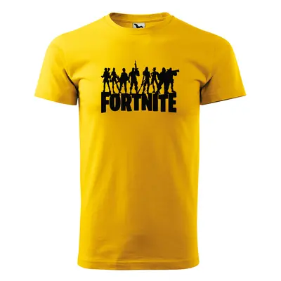 Sablio Tričko s potiskem Fortnite Team 2 - žluté M