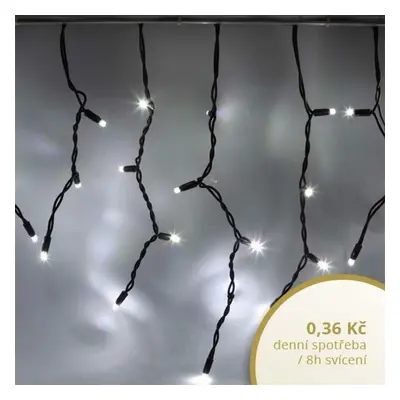 DecoLED LED světelné krápníky, 3x0,5m, ledově bílá, 114 diod, IP67 ILNX1305