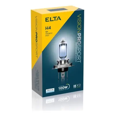 ELTA H4 VisionPro Sport 100/80W 12V P43t sada 2ks EB1484TR