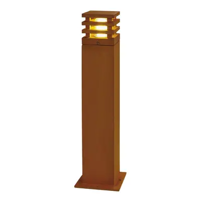 SLV BIG WHITE RUSTY SQUARE 70, venkovní stojací lampa, TC-DSE, IP55, hranatá, železná, korodovan