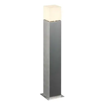 SLV BIG WHITE SQUARE POLE 90, venkovní stojací lampa, TC-TSE, IP44 , hranatá, nerezová ocel 304,