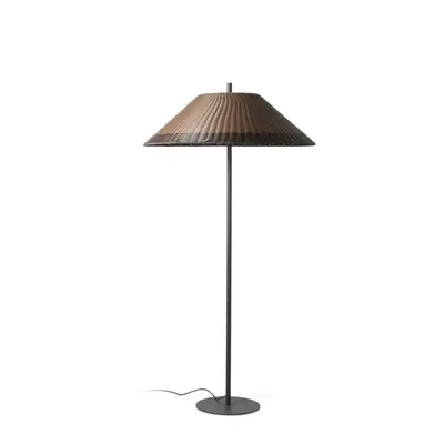 FARO SAIGON šedá/hnědá stojací lampa 2M W100