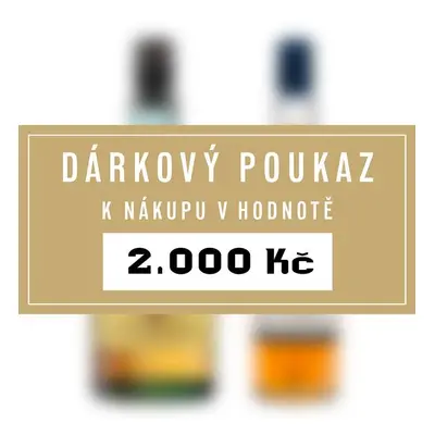 Dárkový poukaz 2000 Kč