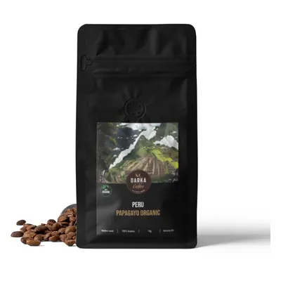 Peru Papagayo Organic - zrnková káva, balení 1 kg