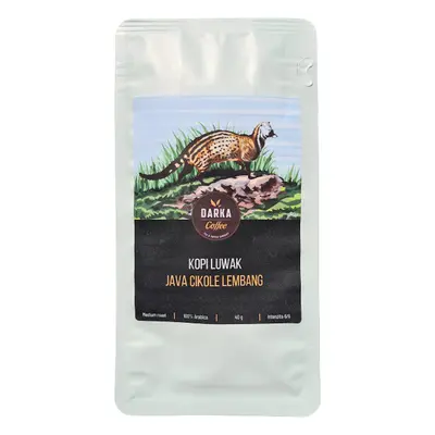 Cibetková káva Kopi Luwak Cikole Lembang - zrnková káva, balení 40 g