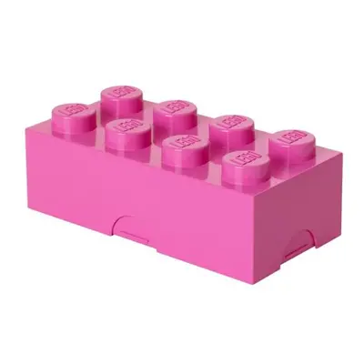 LEGO box na svačinu růžová