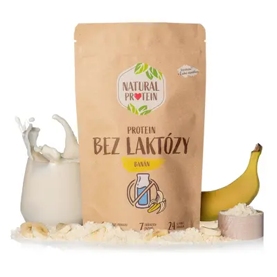 NaturalProtein Bezlaktózový protein - Banán 3 kusy