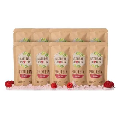 NaturalProtein Malinový protein (35 g) 10 kusů