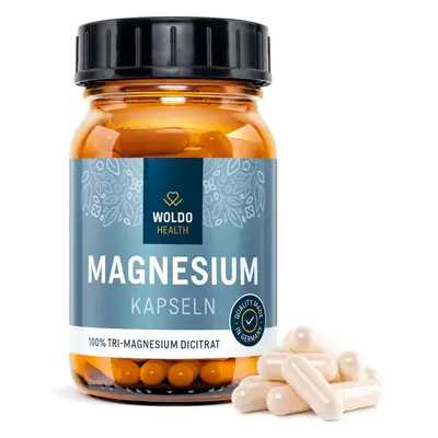 Woldohealth Hořčík Tri-Magnesium dicitrát 120 cps. - Woldohealth