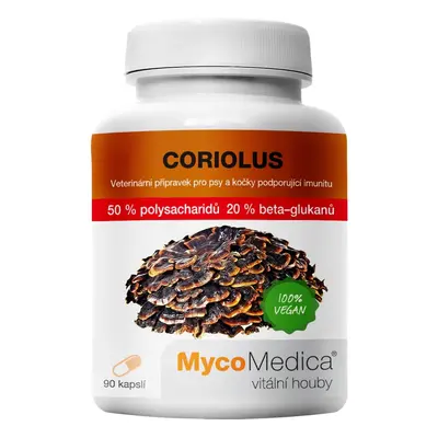 MycoMedica Coriolus 50 % polysacharidů 90 cps. - MycoMedica