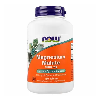 Now Foods Magnesium Malate hořcík malát 1000 mg 180 tablet