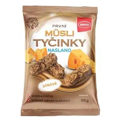 Semix Musli tyčinky naslano sýrové 55g