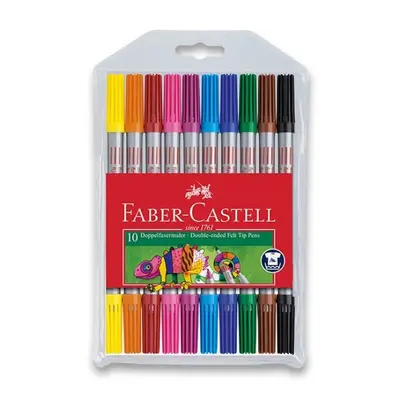 Oboustrané fixy Faber-Castell 10 ks Faber-Castell