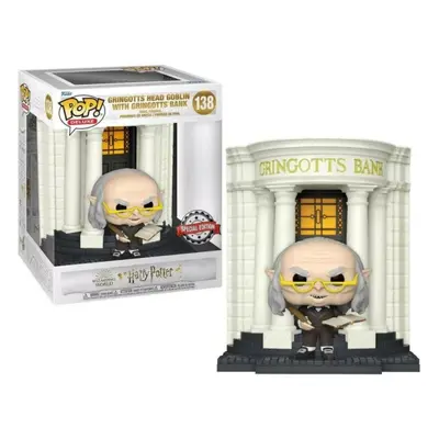 Funko POP Movies: Harry Potter - Diagon Alley: Gringotts Bank w/Head Goblin (exclusive special e