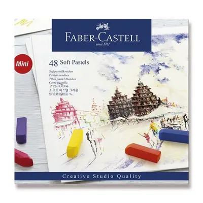 Suché křídy Faber Castell Mini pap.krabička 48ks Faber-Castell