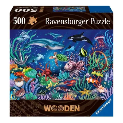 Dřevěné puzzle Podmořský svět 500 dílků Ravensburger