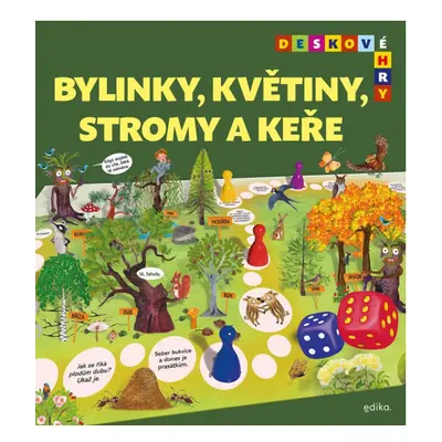 Deskové hry. Bylinky, květiny, stromy a keře Edika