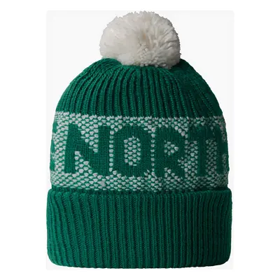 Zimní čepice The North Face Retro Cabin Beanie - evergreen/white dune