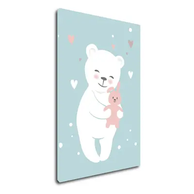 Impresi Obraz White cute bear - x cm