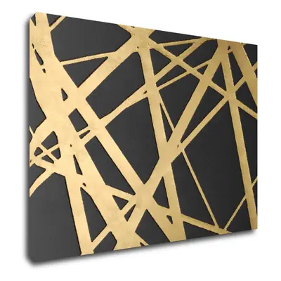 Impresi Obraz Abstraktní zlato šedý - x cm