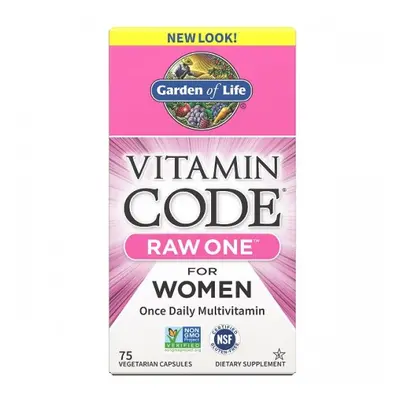 Garden of Life Vitamin Code RAW ONE - Multivitamin pro ženy -75 kapslí