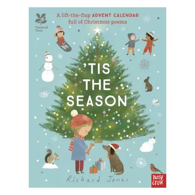 "National Trust: 'Tis the Season: A Lift-the-Flap Advent Calendar Full of Christmas Poems" - "" 