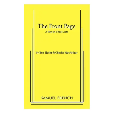 "The Front Page" - "" ("Hecht Ben")(Paperback)