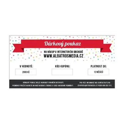 Dárkový poukaz 2000,- Kč |