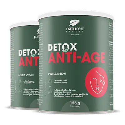 Detox Anti-Age 1+1 ZDARMA | Krása Proti Stárnutí Nápoj | Kolagenová Výživa | Vitamíny Pro Nehty 