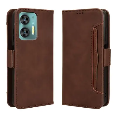 SLOT Peněženkový obal pro Oukitel C35 / Oukitel C36 hnědý