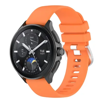 SILICONE Vyměnitelný řemínek pro Xiaomi Watch S3 oranžový