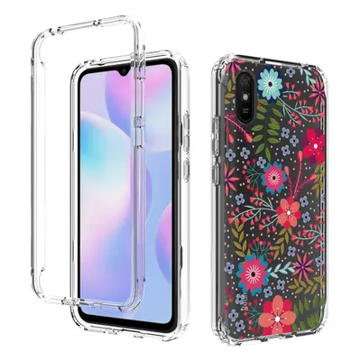 DUAL ART Odolný kryt Xiaomi Redmi 9A / 9AT FLOWERS