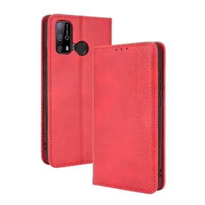 BUSINESS Peněženkový kryt pro Oukitel C23 Pro červený