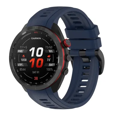 SILICONE Řemínek pro Garmin Approach S70 - 47mm modrý