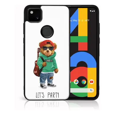 MY ART Silikonový kryt Google Pixel 4a BEAR (008)