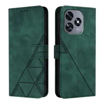 TRIANGLE Peněženkové pouzdro s řemínkem Oukitel C51 zelené