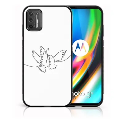 MY ART Silikonový kryt Motorola Moto G9 Plus DOVE (031)