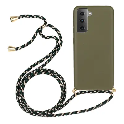 ROPE Kryt se šňůrkou Samsung Galaxy A34 5G tmavě zelený